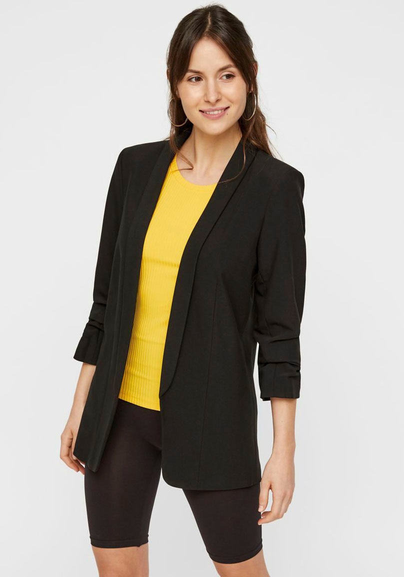 pieces Blusenblazer »PCBOSELLA 3/4 BLAZER NOOS«, mit Faltendetail am Ärmel von Pieces