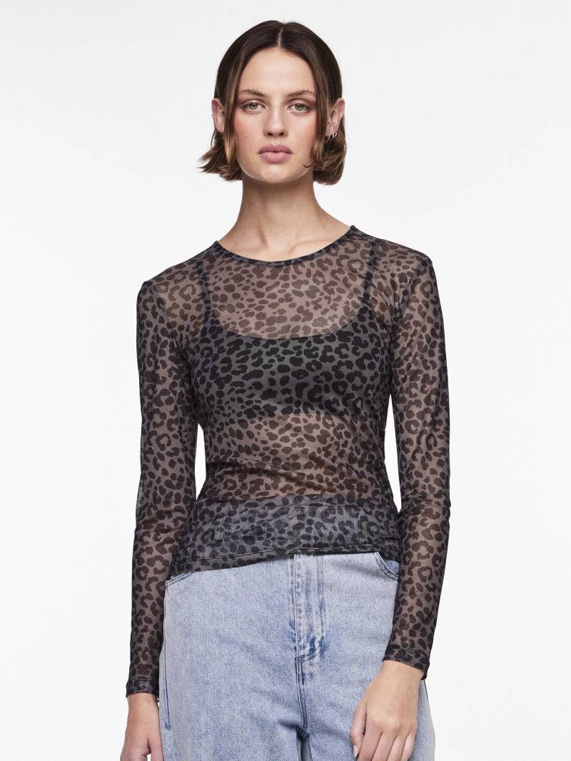 pieces Langarmshirt »PCNINNI LS MESH TOP NOOS BC« von Pieces