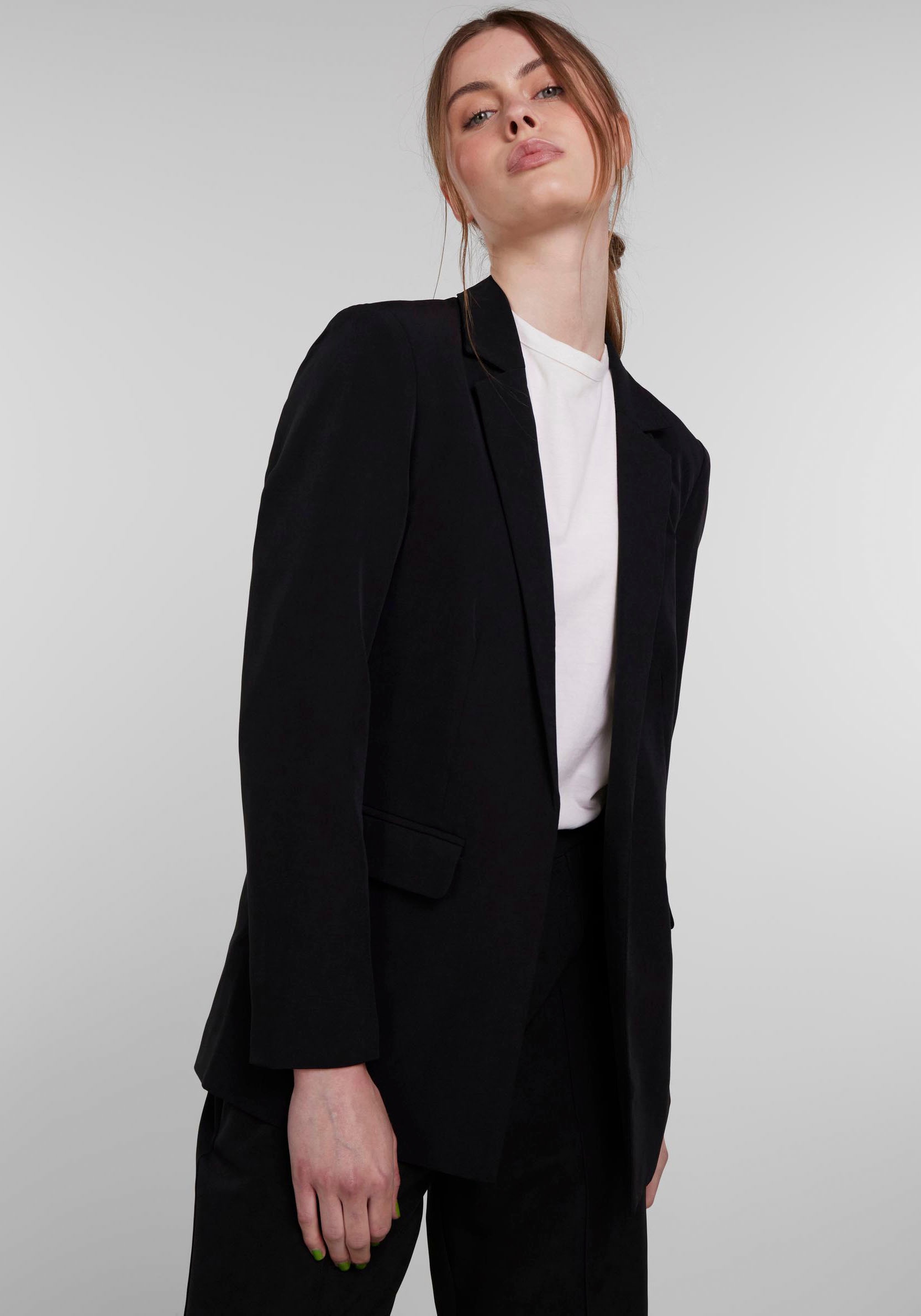 pieces Longblazer »PCBOSELLA LS LOOSE BLAZER NOOS«, in leichter Oversize Form von Pieces