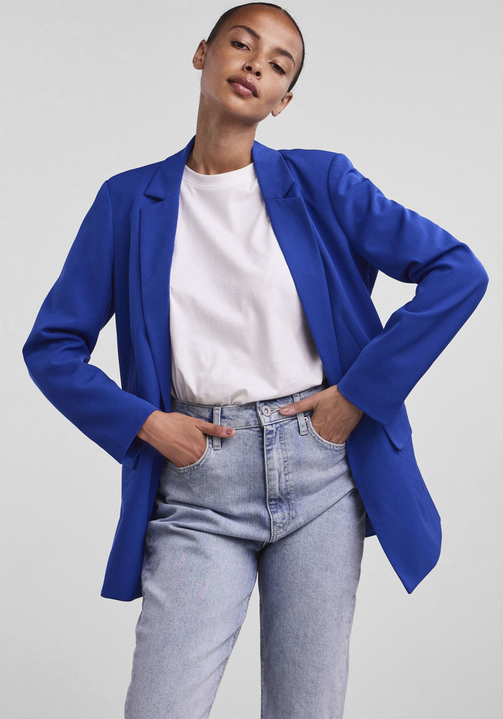 pieces Longblazer »PCBOSELLA LS LOOSE BLAZER NOOS«, in leichter Oversize Form von Pieces