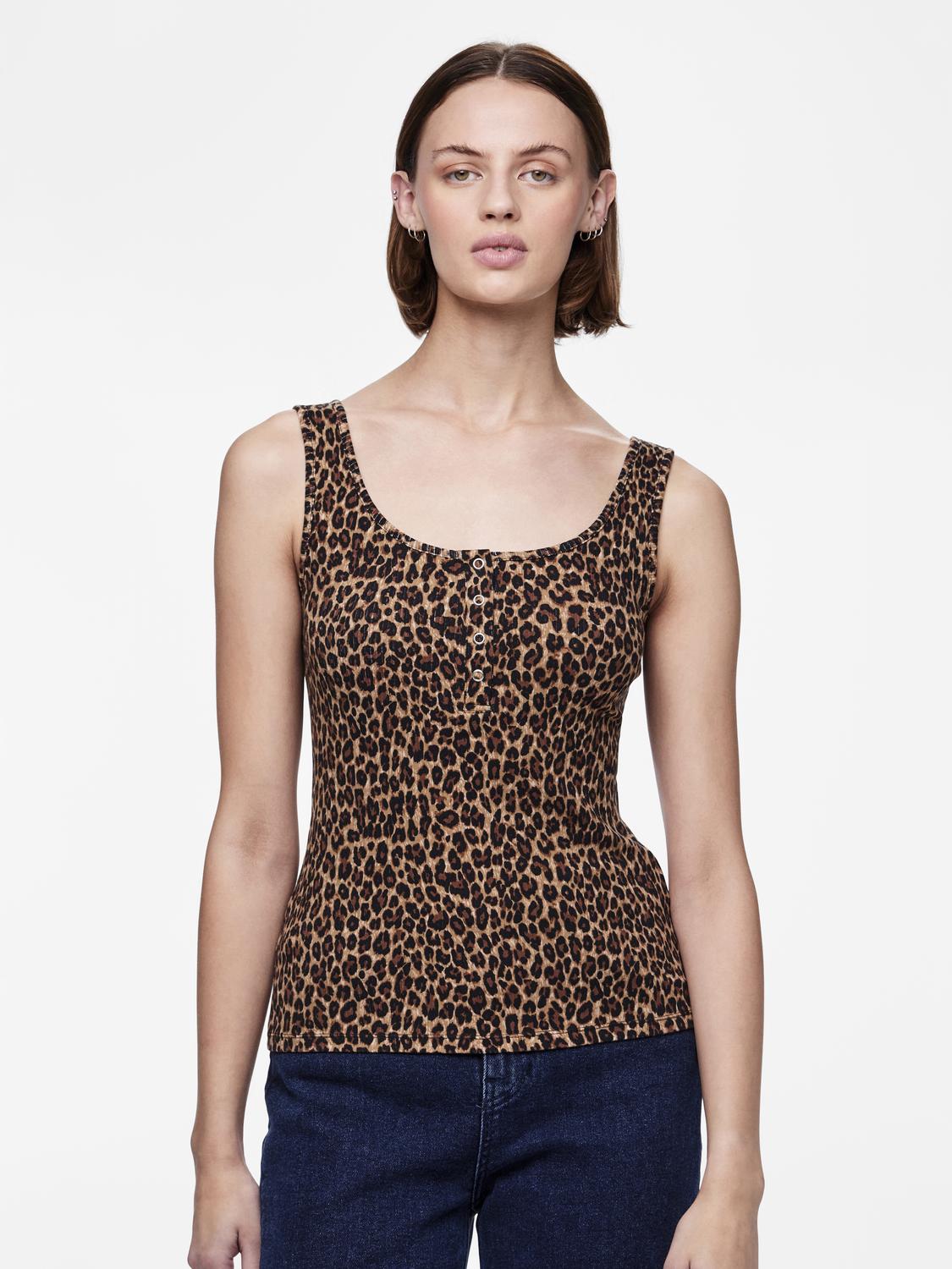 pieces Ripptanktop »PCKITTE AOP TANK TOP NOOS« von Pieces