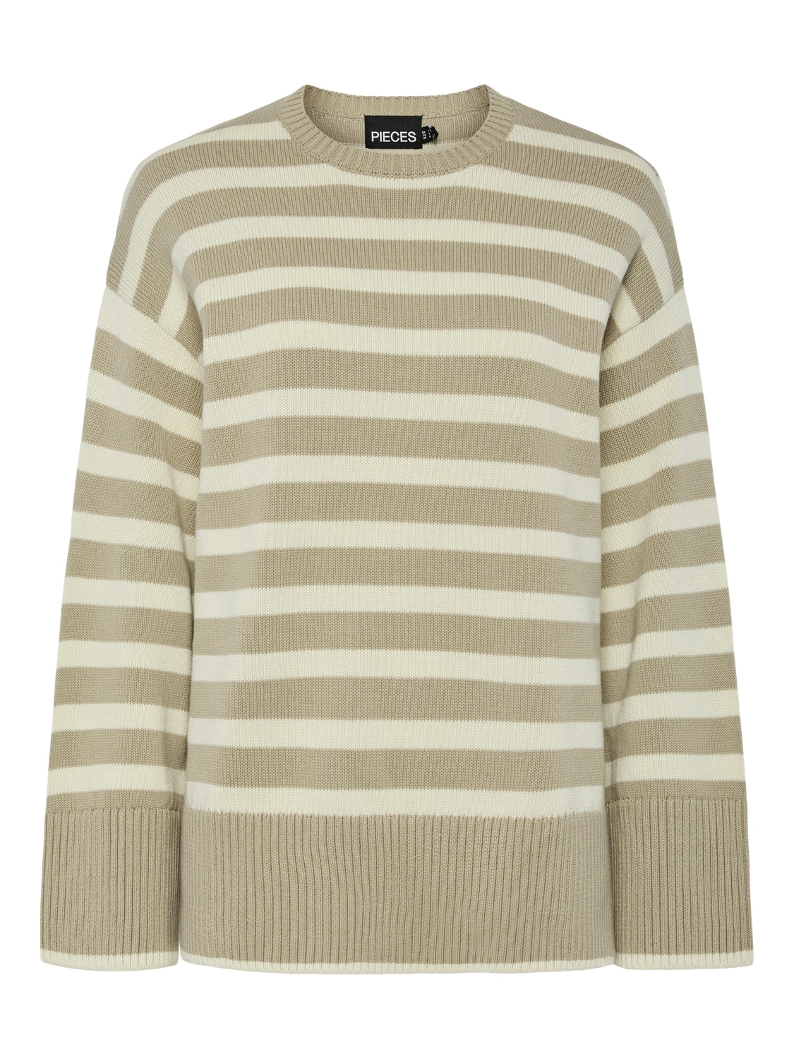pieces Rundhalspullover »PCAVA LS O-NECK SLIT KNIT NOOS« pieces Rundhalspullover »PCAVA LS O-NECK SLIT KNIT NOOS« von Pieces