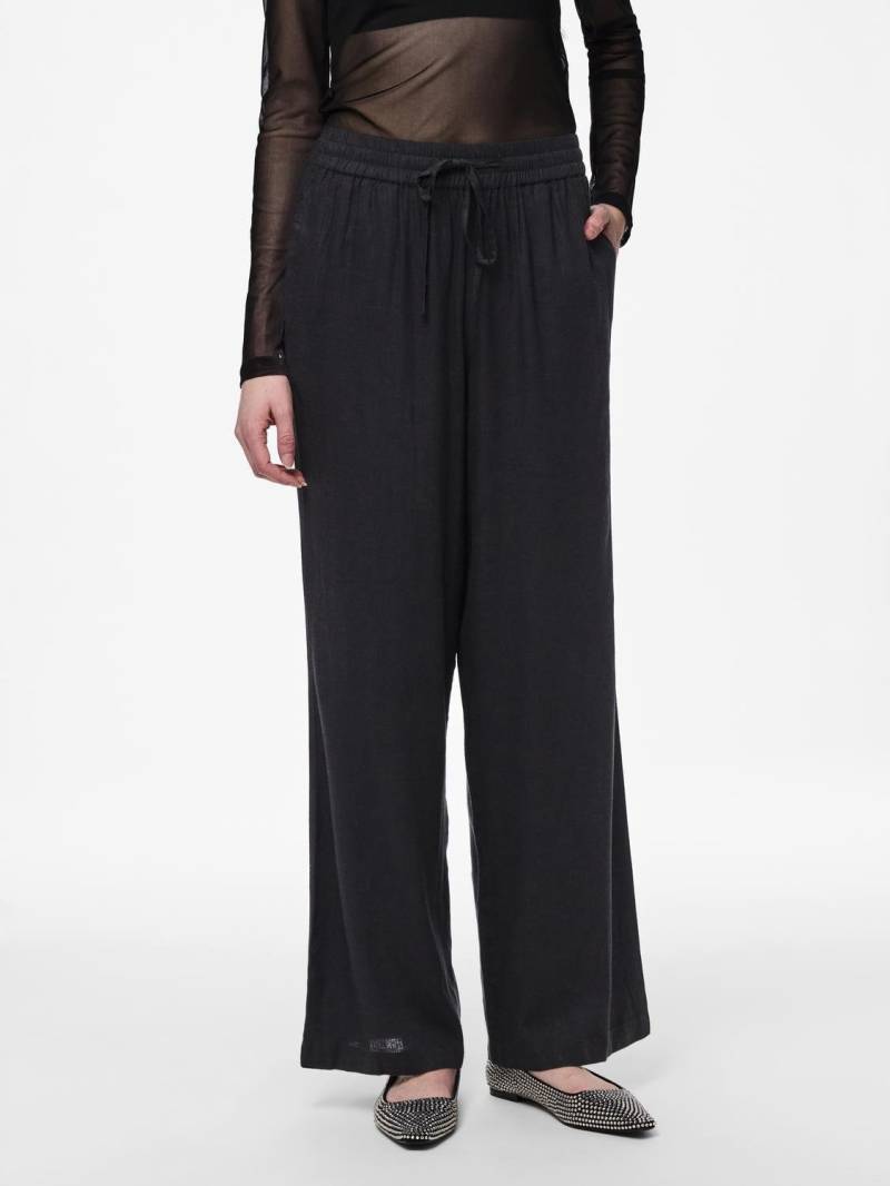 pieces Schlupfhose »PCPIA HW WIDE PANTS WVN NOOS«, mit Leinen von Pieces