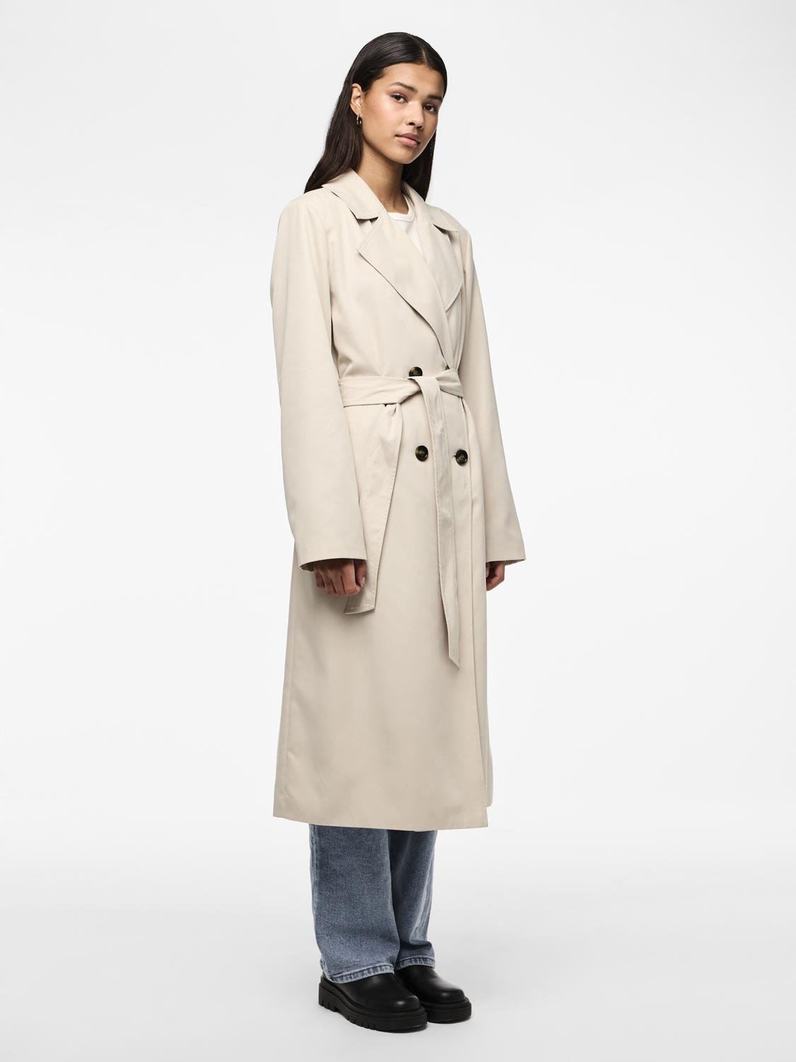 pieces Trenchcoat »PCSCARLETT LS TRENCHCOAT NOOS« von Pieces