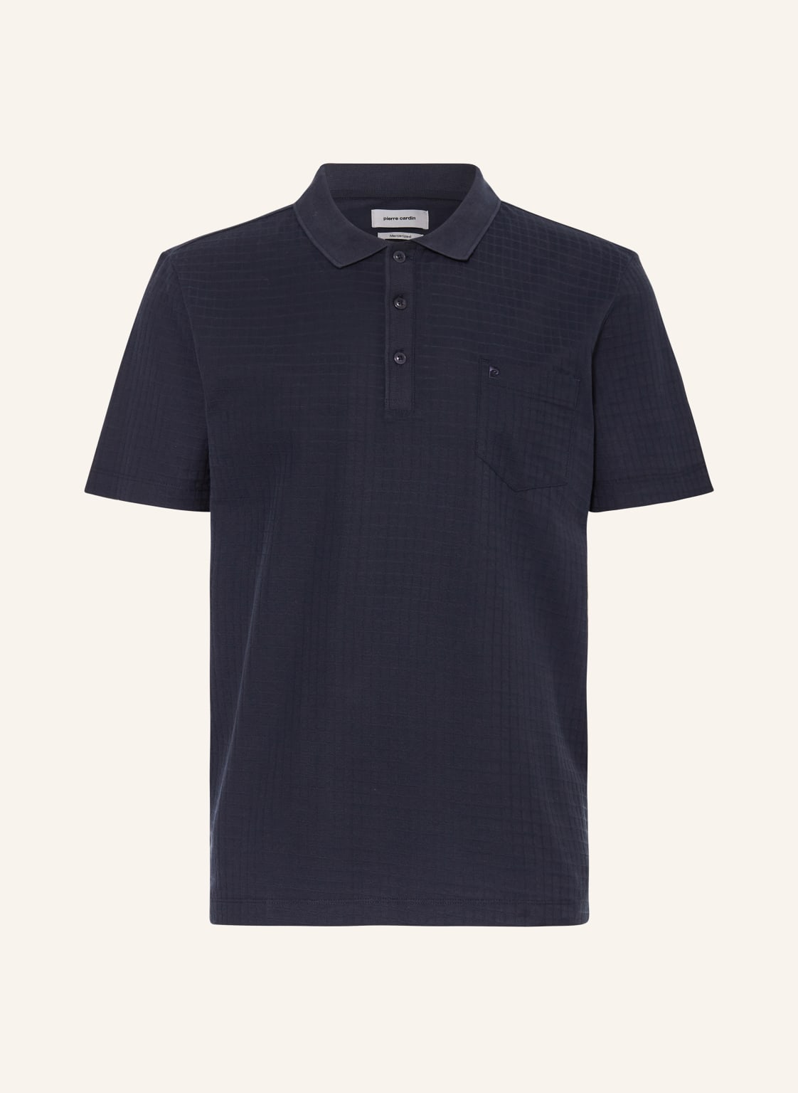 Pierre Cardin Jersey-Poloshirt blau von Pierre Cardin