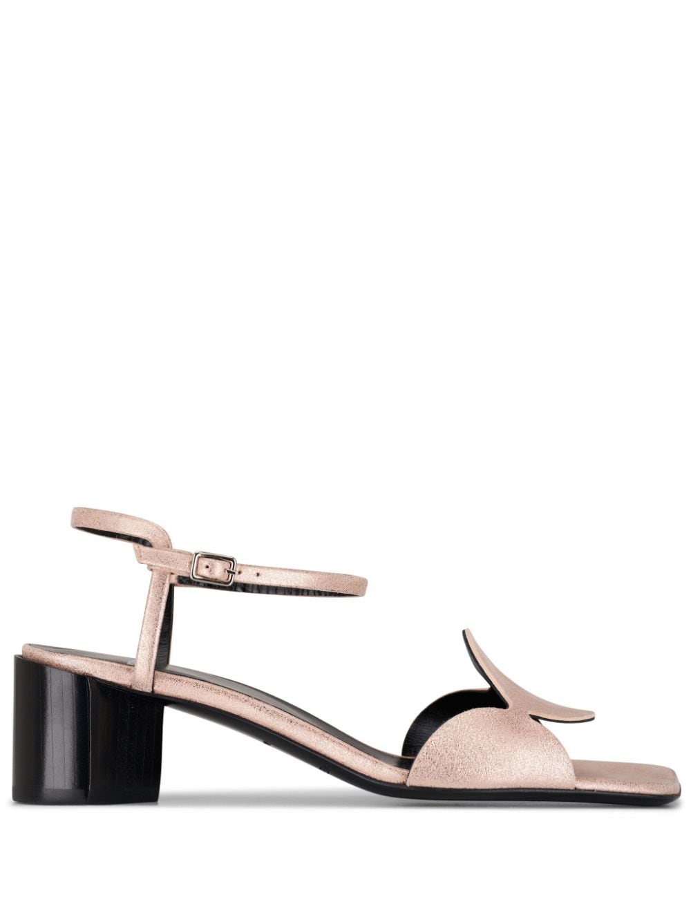 Pierre Hardy 55mm circle-motif leather sandals - Pink von Pierre Hardy