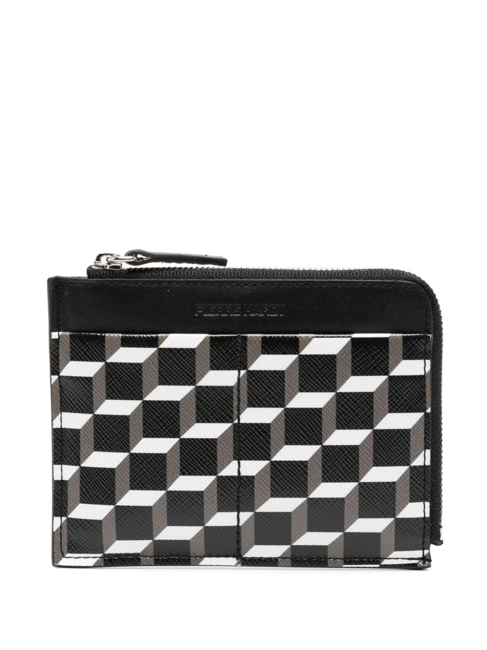 Pierre Hardy Perspective Cube leather wallet - Black von Pierre Hardy