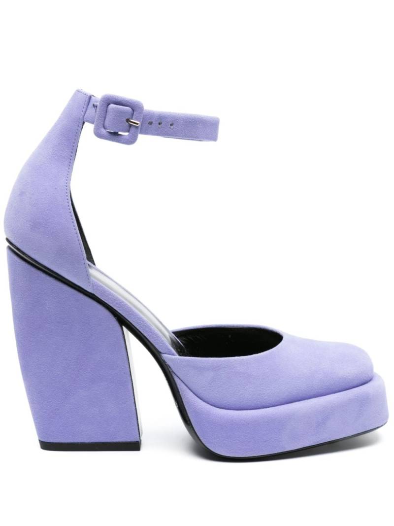 Pierre Hardy Sean 120mm suede platform pumps - Purple von Pierre Hardy