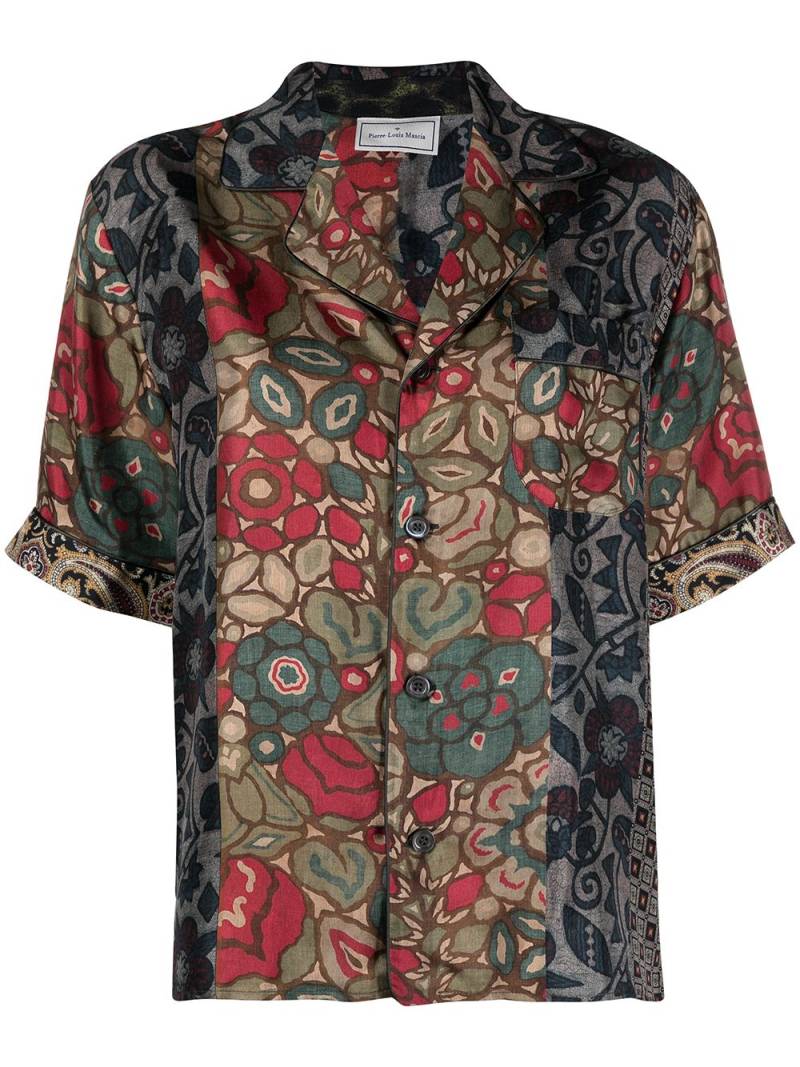 Pierre-Louis Mascia floral-print silk shirt - Green von Pierre-Louis Mascia