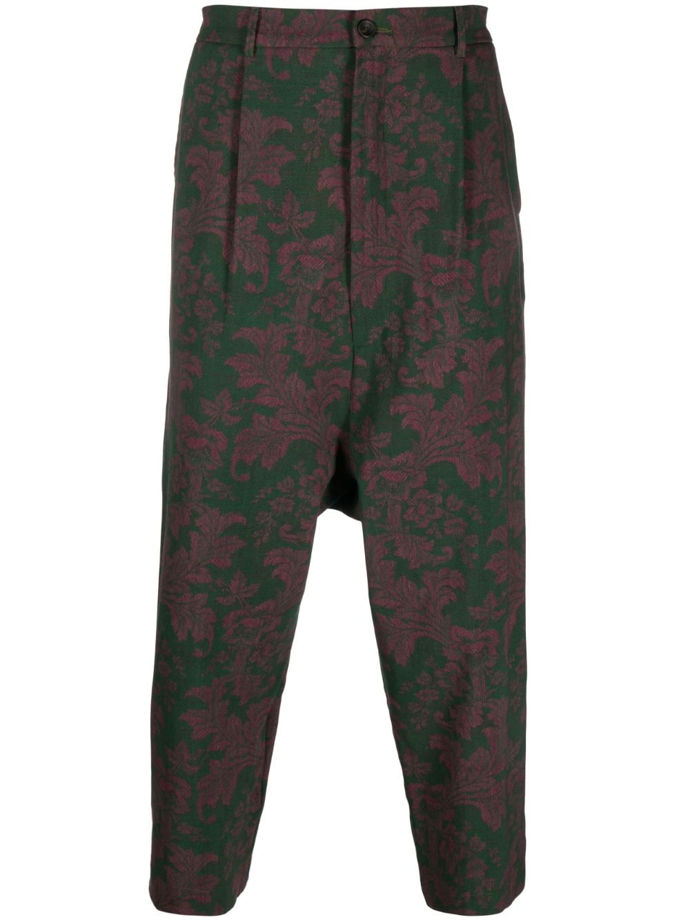 Pierre-Louis Mascia floral-print trousers - Green von Pierre-Louis Mascia