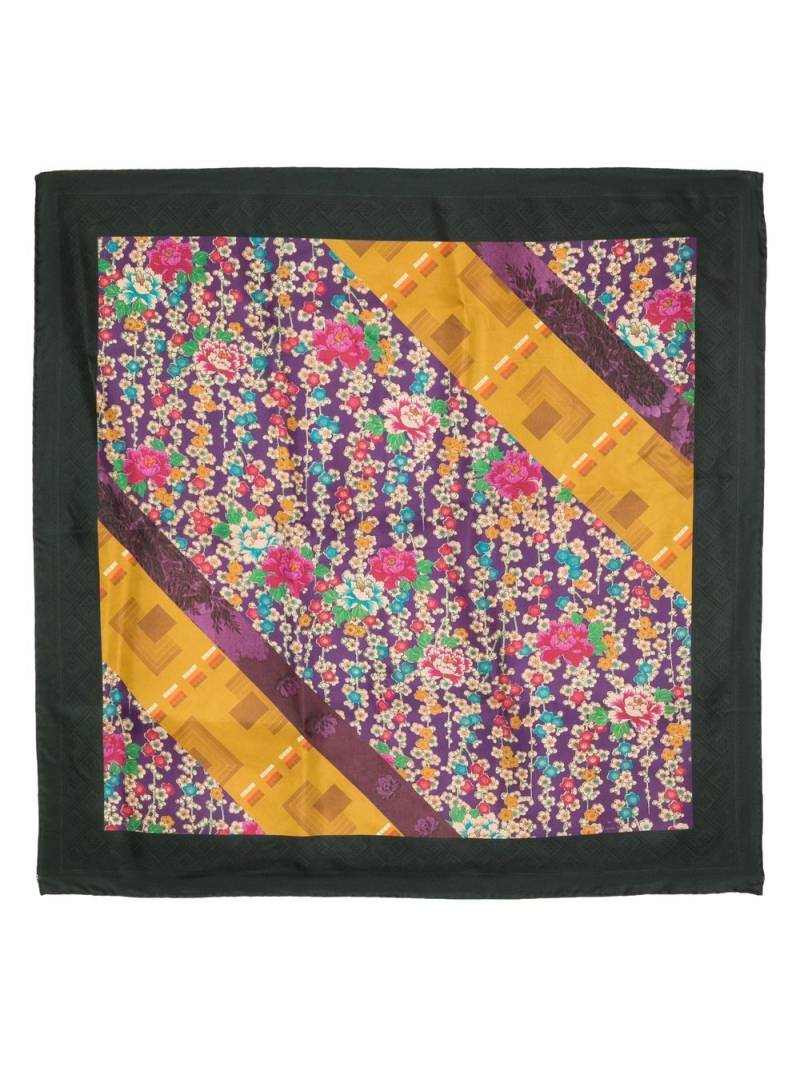 Pierre-Louis Mascia silk mix-pattern square scarf - Multicolour von Pierre-Louis Mascia