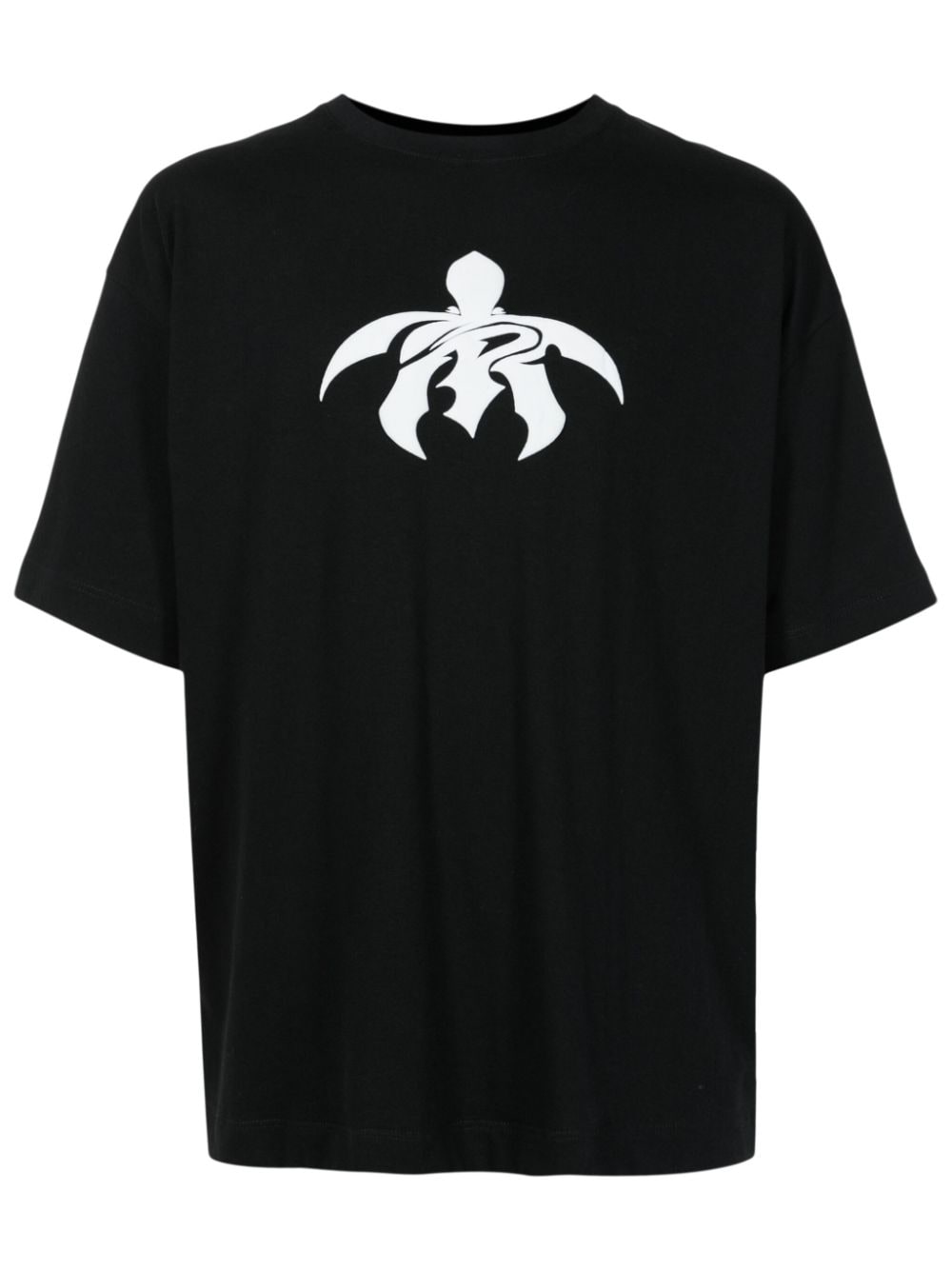 Piet Turtle graphic-print cotton T-shirt - Black von Piet