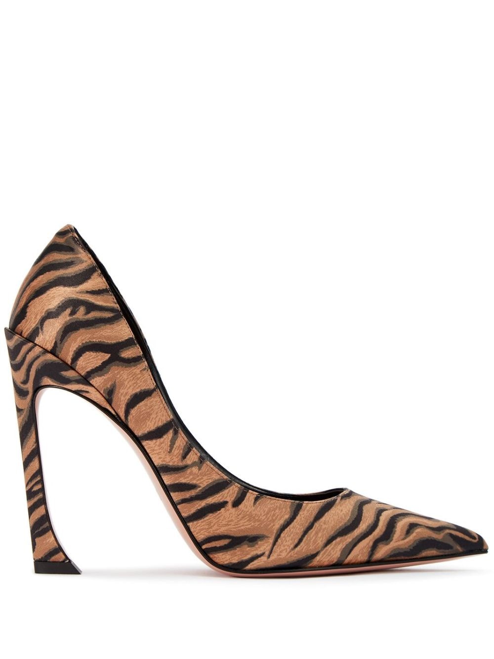 Pīferi Avangarda 100mm tiger-print pumps - Brown