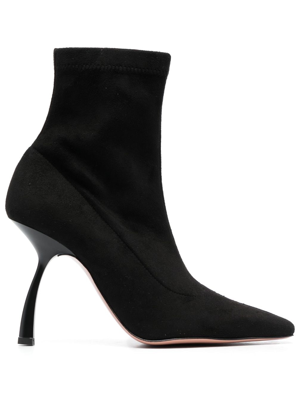 Pīferi Merlin 100mm ankle boots - Black von Pīferi