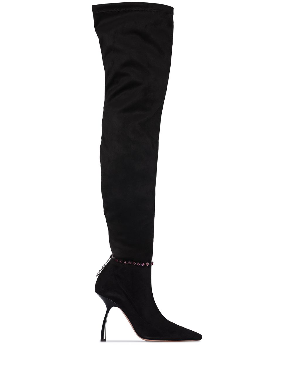 Pīferi Mirage 100 thigh-high boots - Black von Pīferi