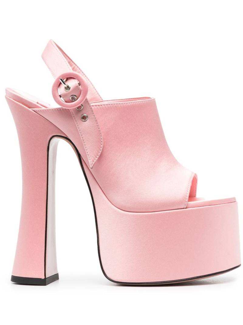 Pīferi satin high-heel sandals - Pink von Pīferi