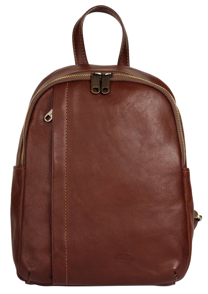 Piké Cityrucksack, echt Leder, Made in Italy von Piké