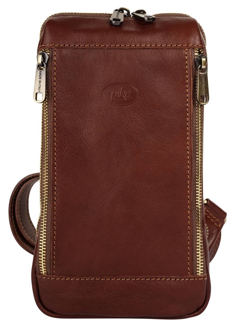 Piké Umhängetasche, echt Leder, Made in Italy von Piké