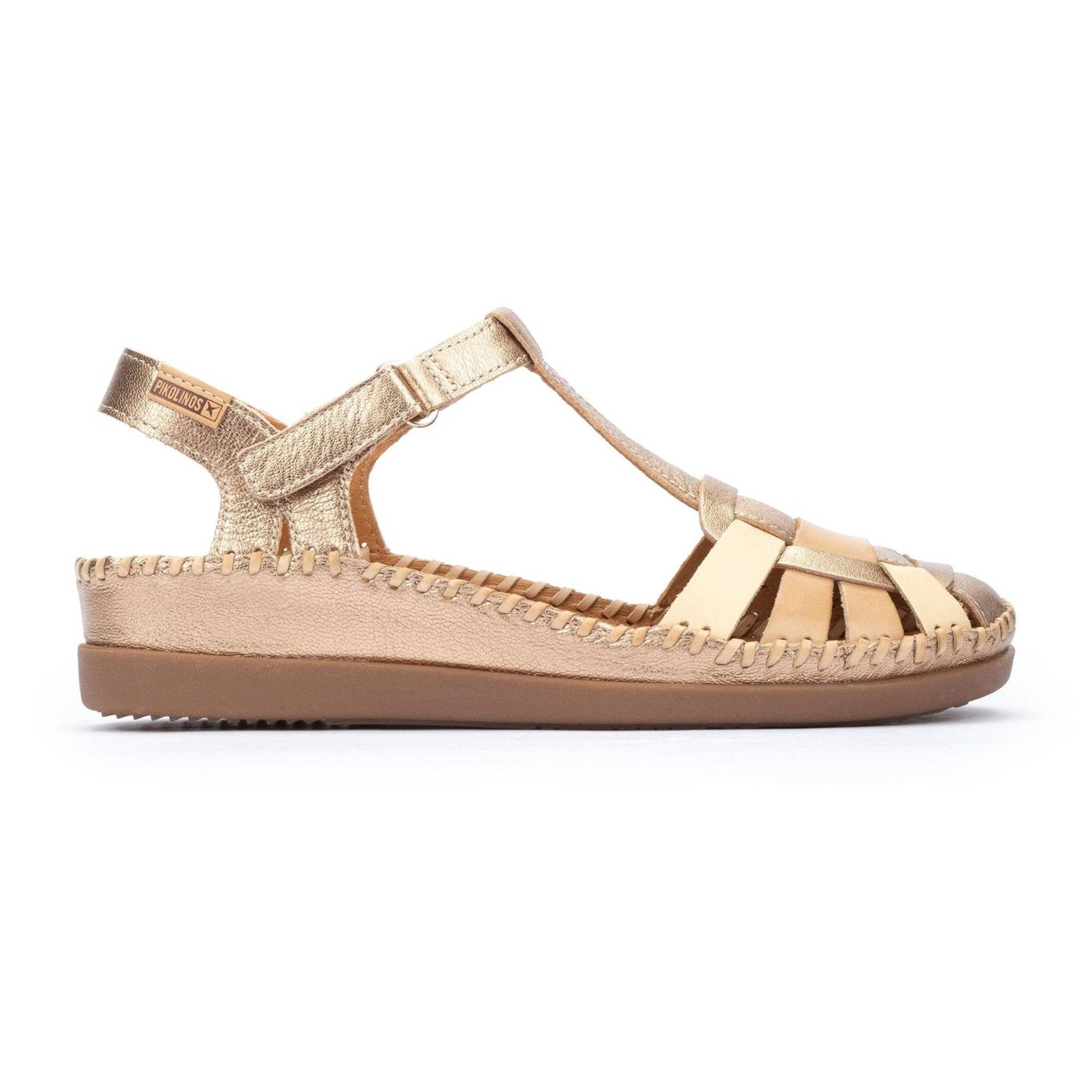 Cadaques - Leder Sandale Damen Beige 39 von Pikolinos