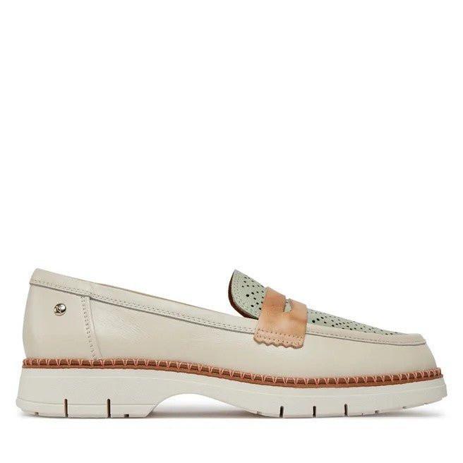 Henares - Leder Loafer Damen Offwhite 35 von Pikolinos