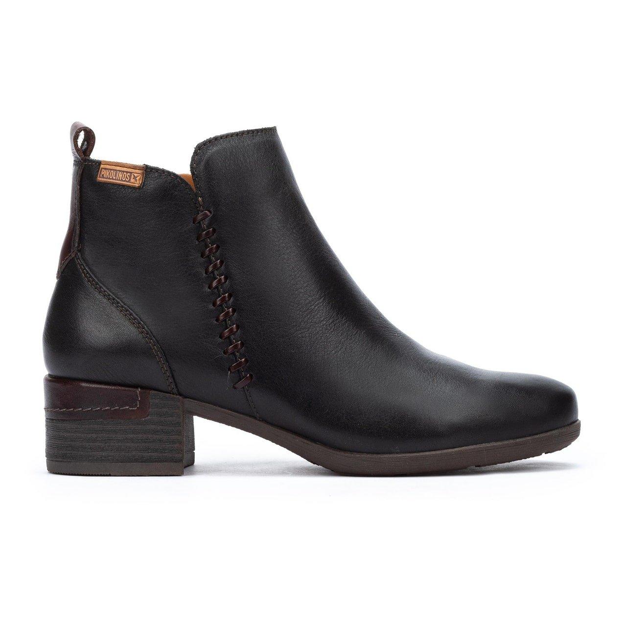 Malaga - Leder Stiefelette Damen Schwarz 39 von Pikolinos