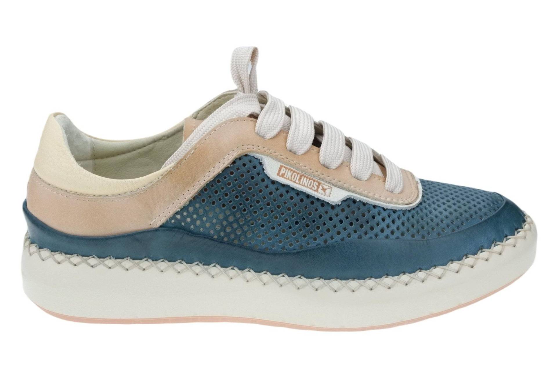 Mesina - Leder Sneaker Damen Blau 41 von Pikolinos