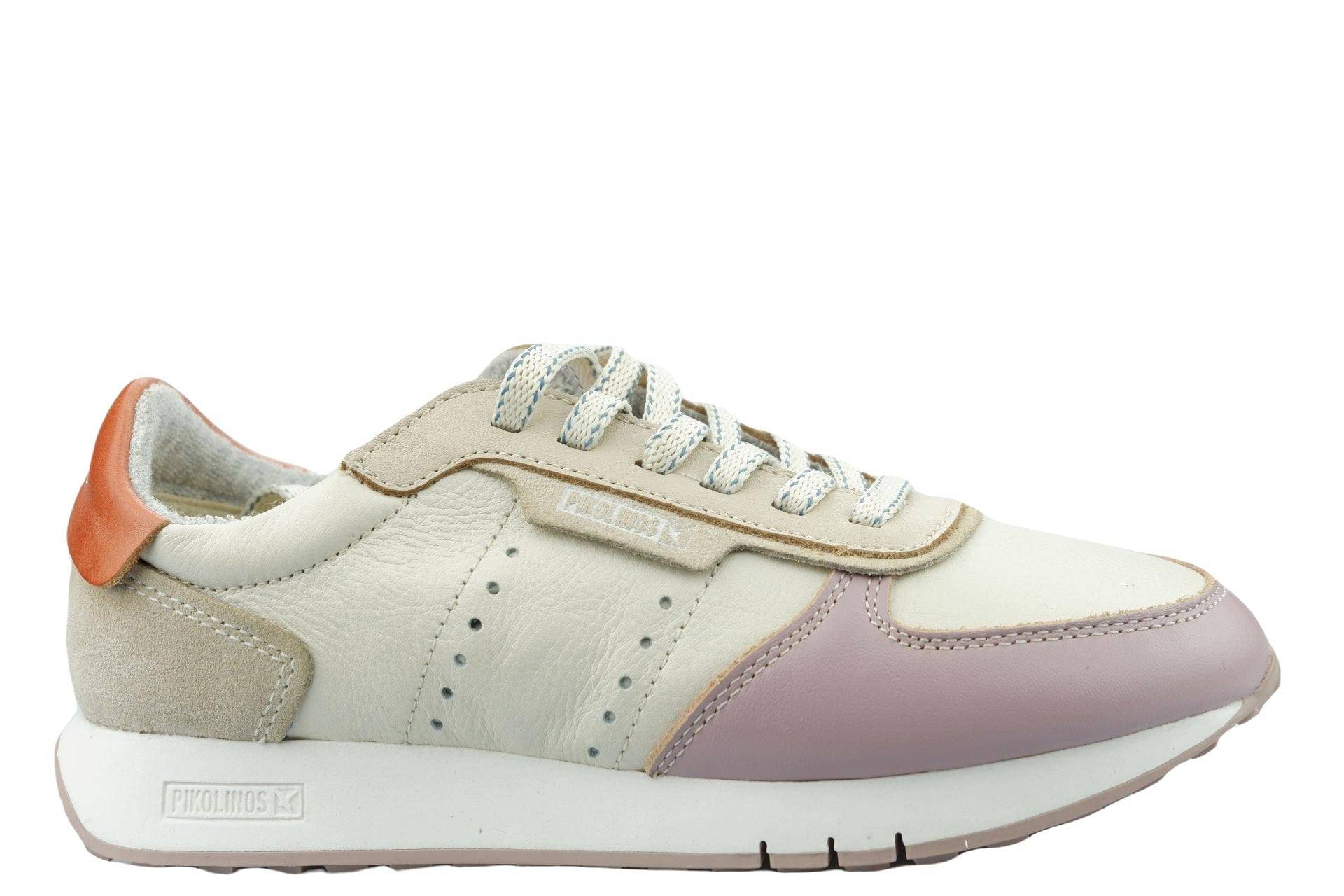 Barcelona - Leder Sneaker Damen Offwhite 36 von Pikolinos