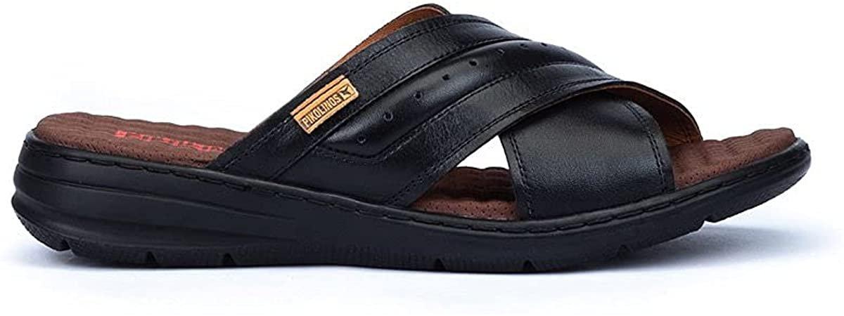 Calblanque M8t 0073 - Leder Flip Flop Herren Schwarz 40 von Pikolinos