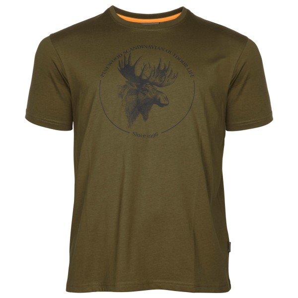 Pinewood - Moose T-Shirt - T-Shirt Gr 3XL;4XL;5XL;L;M;S;XL;XXL oliv/braun von Pinewood