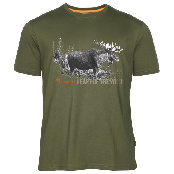 Pinewood - Moose T-Shirt - T-Shirt Gr XXL oliv von Pinewood