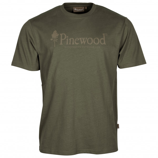 Pinewood - Outdoor Life T-Shirt - T-Shirt Gr 3XL oliv von Pinewood