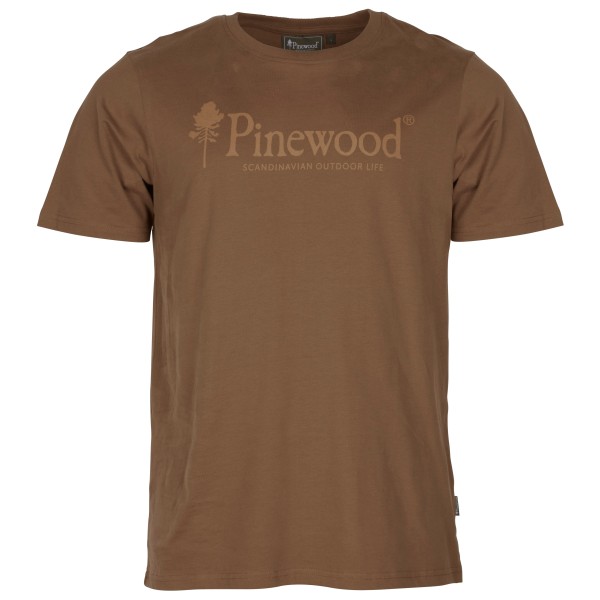 Pinewood - Outdoor Life T-Shirt - T-Shirt Gr L braun von Pinewood