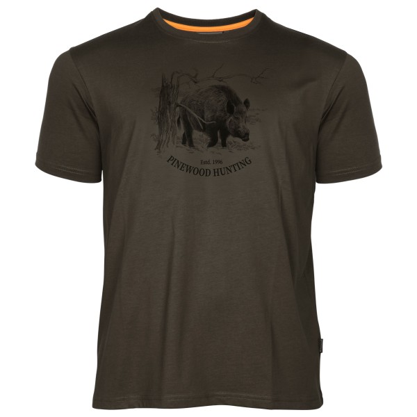 Pinewood - Wild Boar T-Shirt - T-Shirt Gr L braun von Pinewood