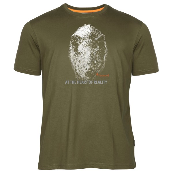 Pinewood - Wild Boar T-Shirt - T-Shirt Gr XL oliv von Pinewood