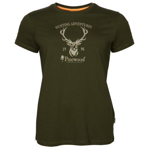 Pinewood - Women's Red Deer T-Shirt - T-Shirt Gr S oliv Pinewood - Women's Red Deer T-Shirt - T-Shirt Gr S oliv von Pinewood