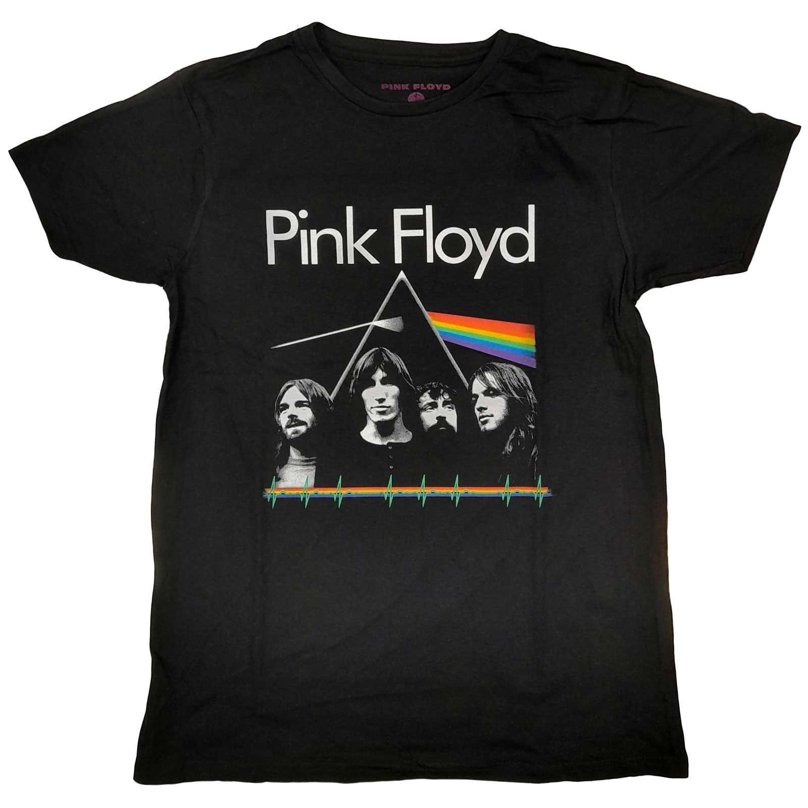 Dark Side Of The Moon Band & Pulse Tshirt Damen Schwarz XL von Pink Floyd