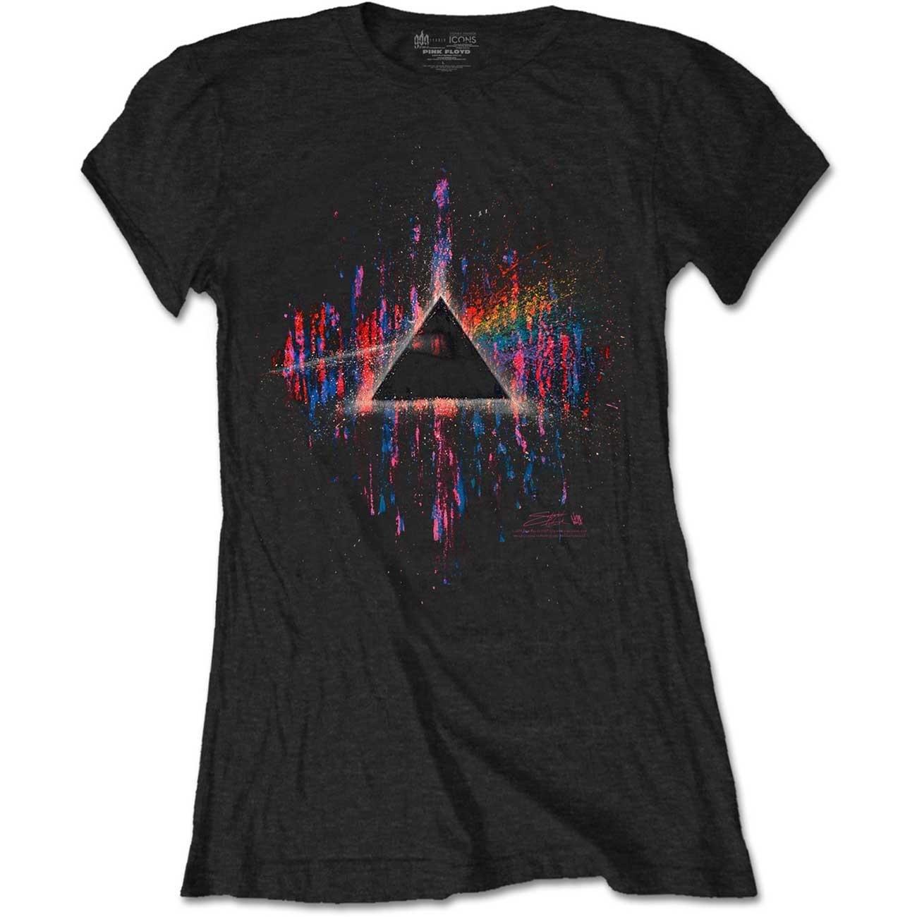 Dark Side Of The Moon Tshirt Damen Schwarz S von Pink Floyd