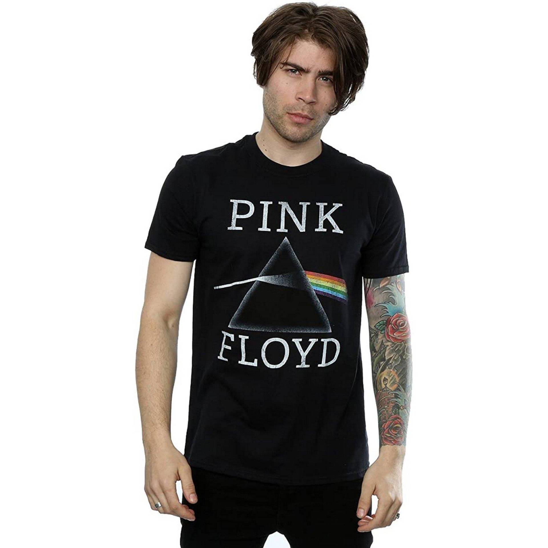 Dark Side Of The Moon Tshirt Jungen Schwarz 128 von Pink Floyd