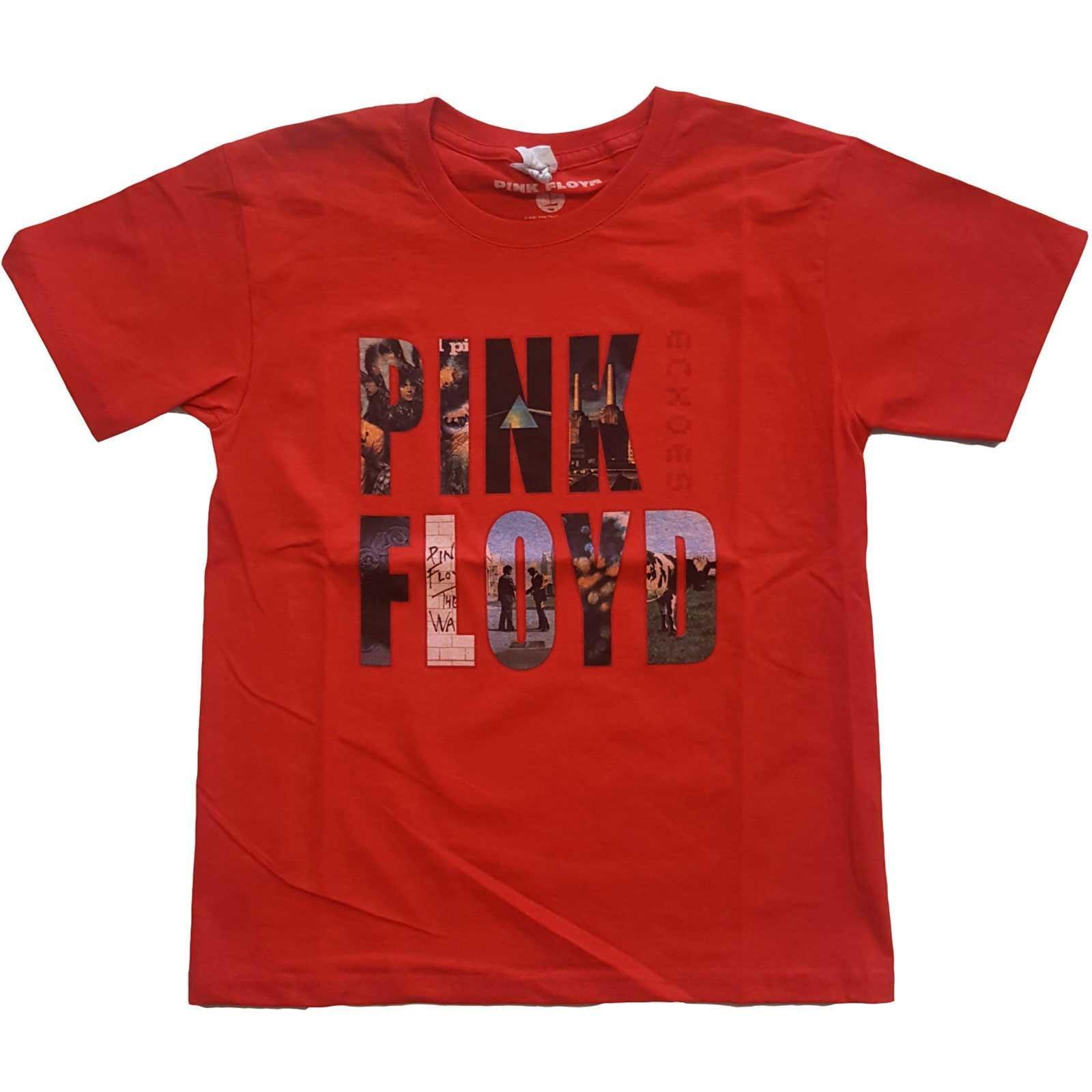 Echoes Album Tshirt Jungen Rot Bunt 140 von Pink Floyd