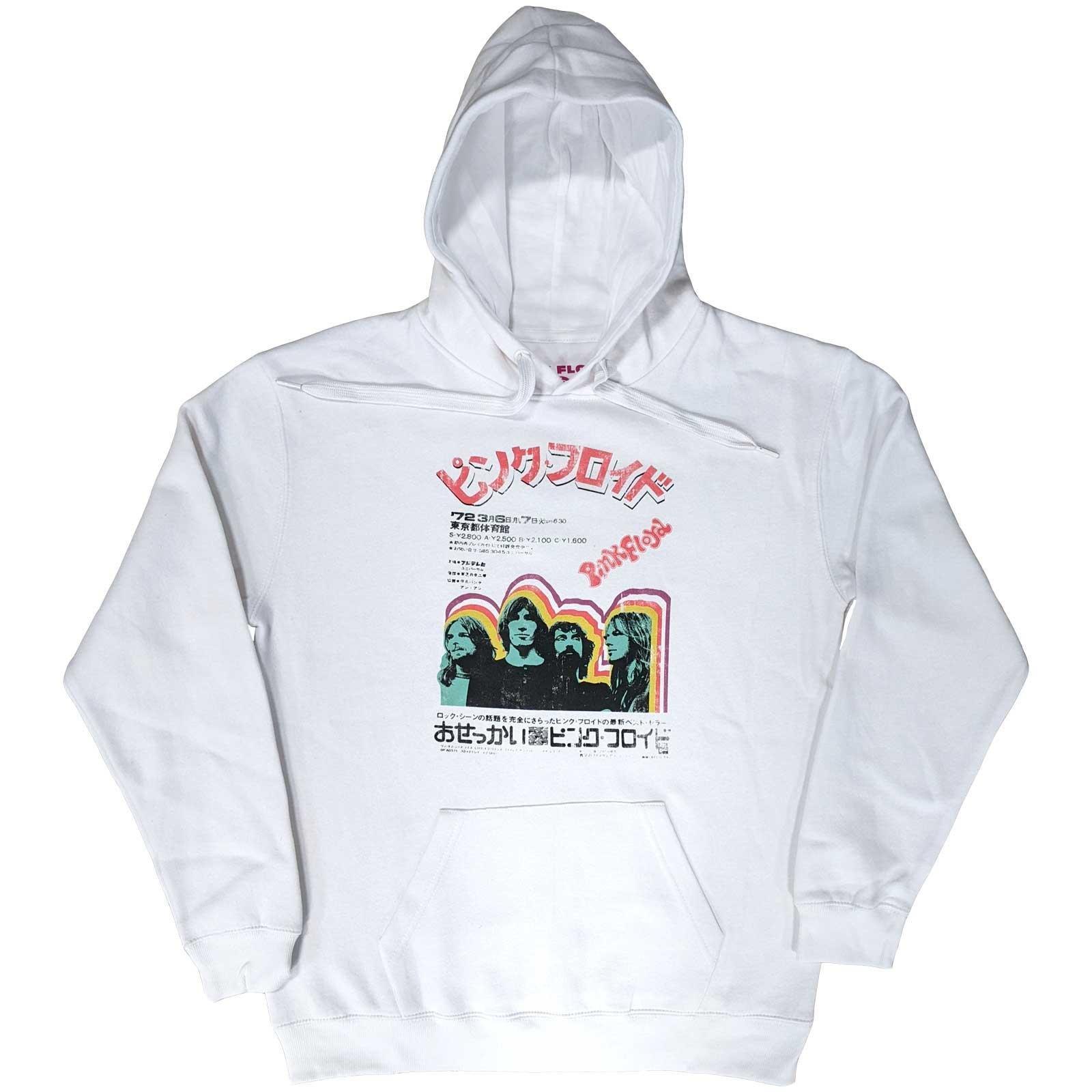 Hoodie Zum Überziehen Damen Weiss L von Pink Floyd