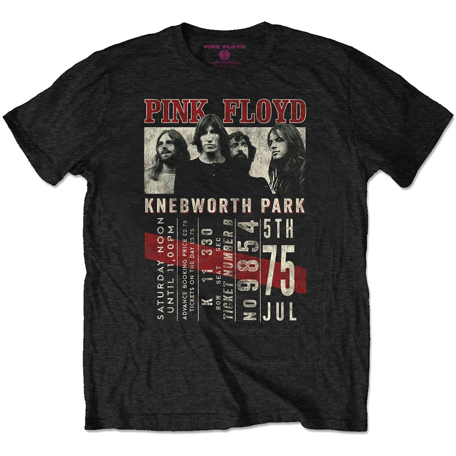 Knebworth '75 Tshirt Damen Schwarz XL von Pink Floyd