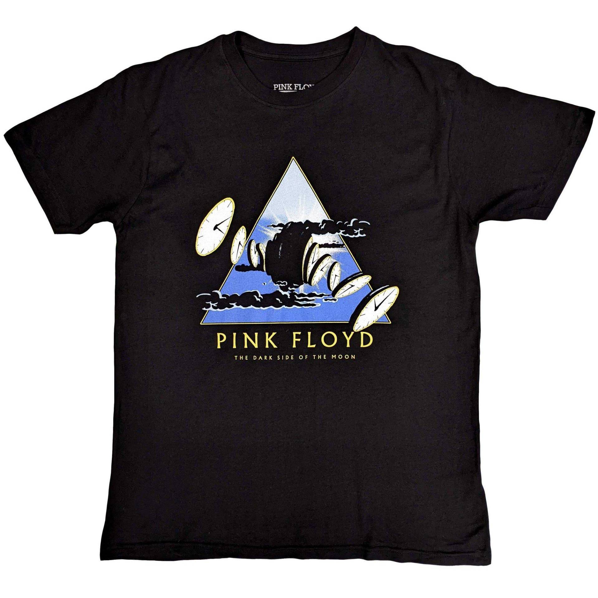 Melting Clocks Tshirt Damen Schwarz XL von Pink Floyd