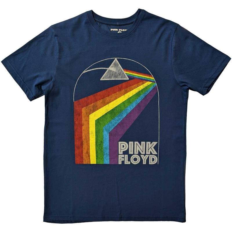 Prism Arch Tshirt Damen Blau Denim XXL von Pink Floyd