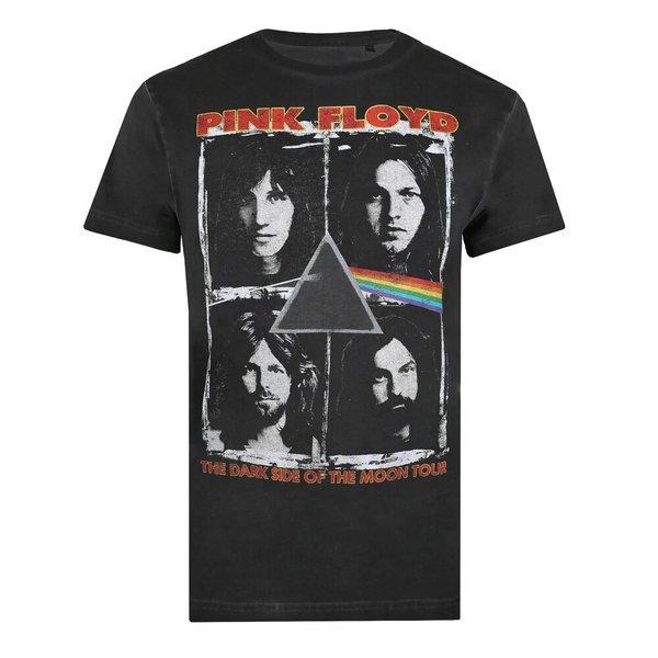 The Dark Side Of The Moon Tour Tshirt Acid Wash Herren Schwarz M von Pink Floyd