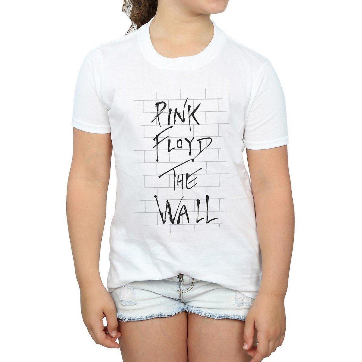 The Wall Tshirt Mädchen Weiss 128 von Pink Floyd