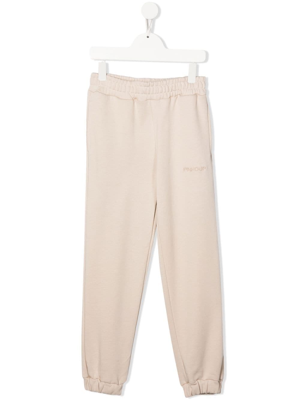 Pinko Kids cuffed-leg-track pants - Neutrals von Pinko Kids