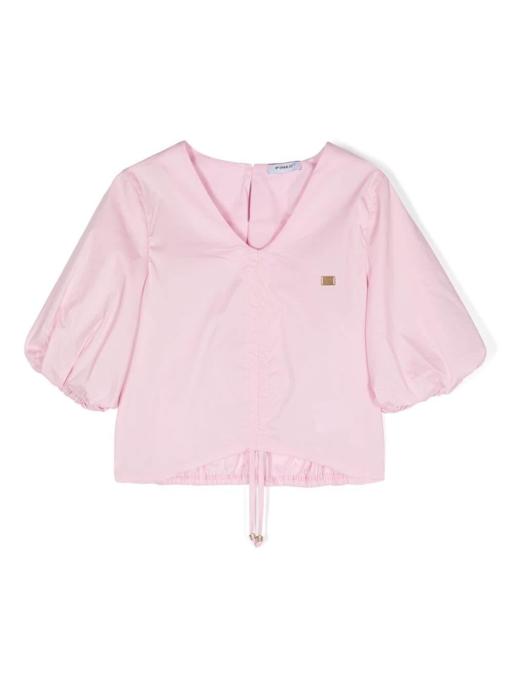 Pinko Kids half-sleeve poplin blouse von Pinko Kids