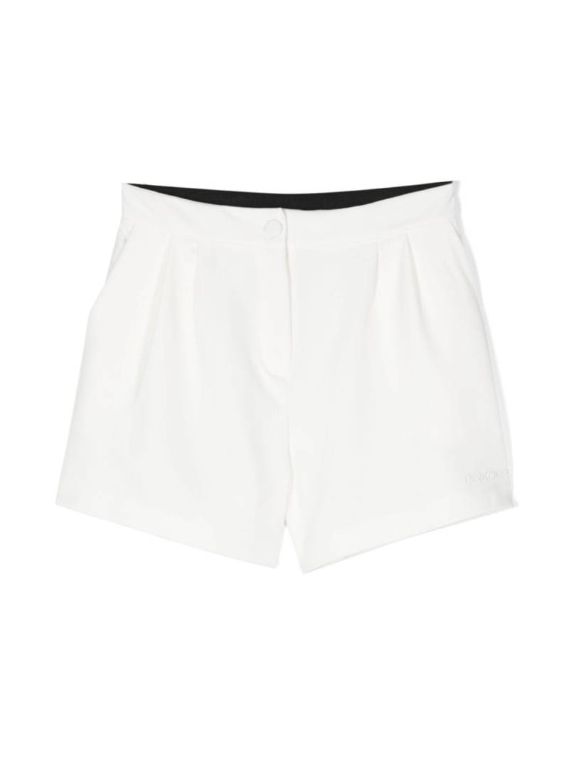 Pinko Kids logo-print shorts - White von Pinko Kids