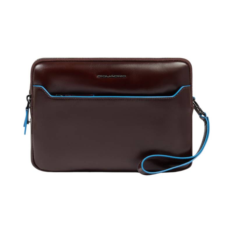 Blue Square - PRO Leder Clutch, Dunkelrot von Piquadro