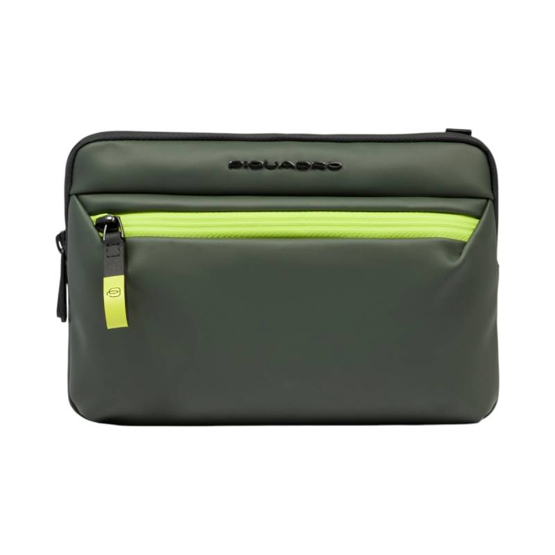 Corner - Wasserabweisende Clutch, Grün von Piquadro